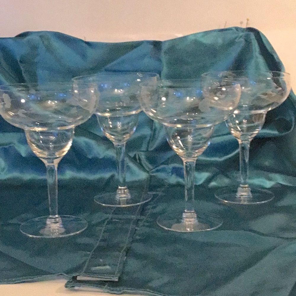 Princess House margarita glasses
